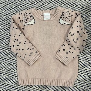 Hannah Andersson panther sweater size 2T